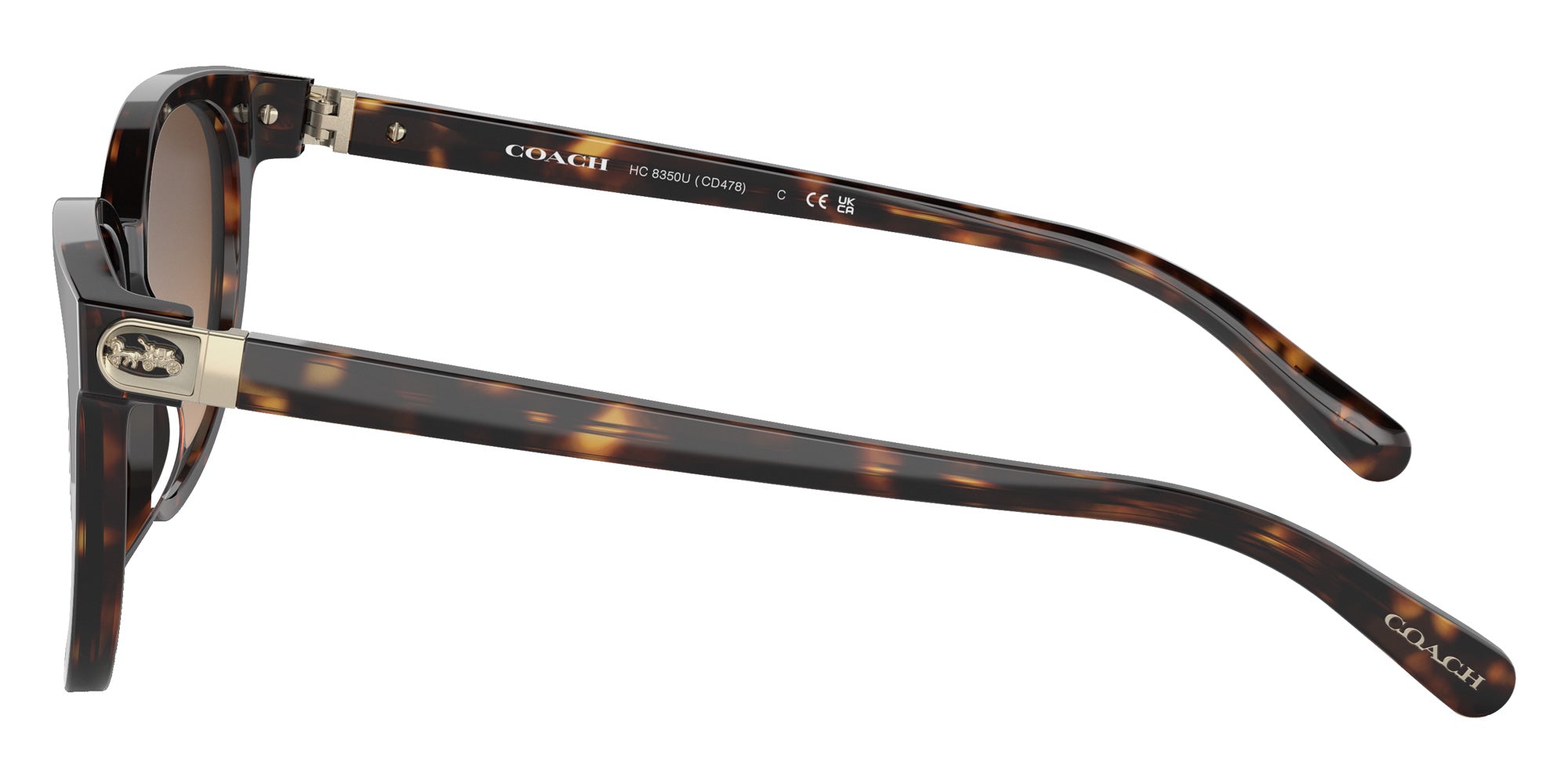 Coach HC8350U CD478 512074 54 - Dark Tortoise / Brown Gradient #id:hc8350u512074_s:102110