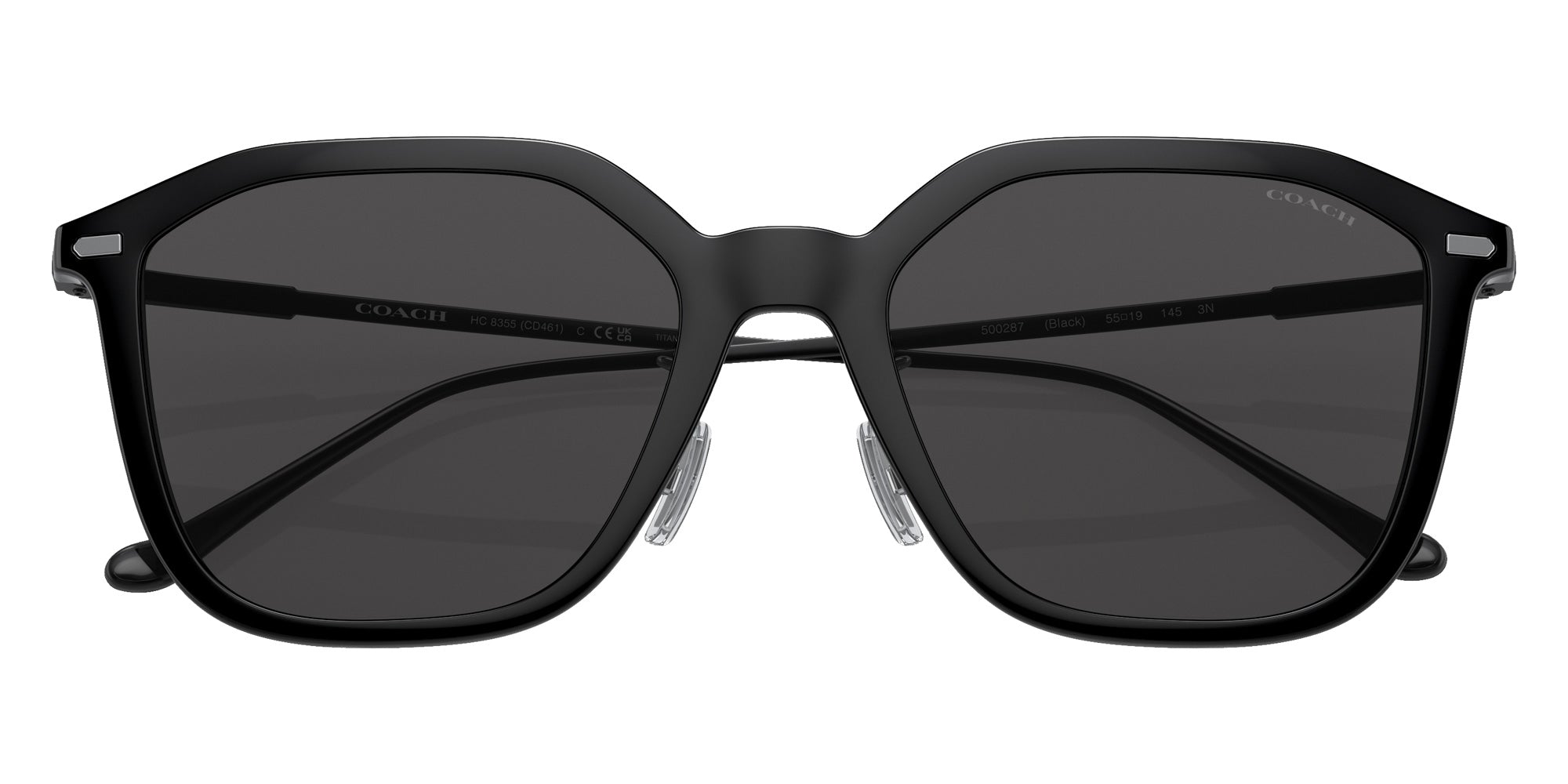 Coach HC8355 CD461 500287 55 - Black / Dark Gray #id:hc8355500287_s:100120