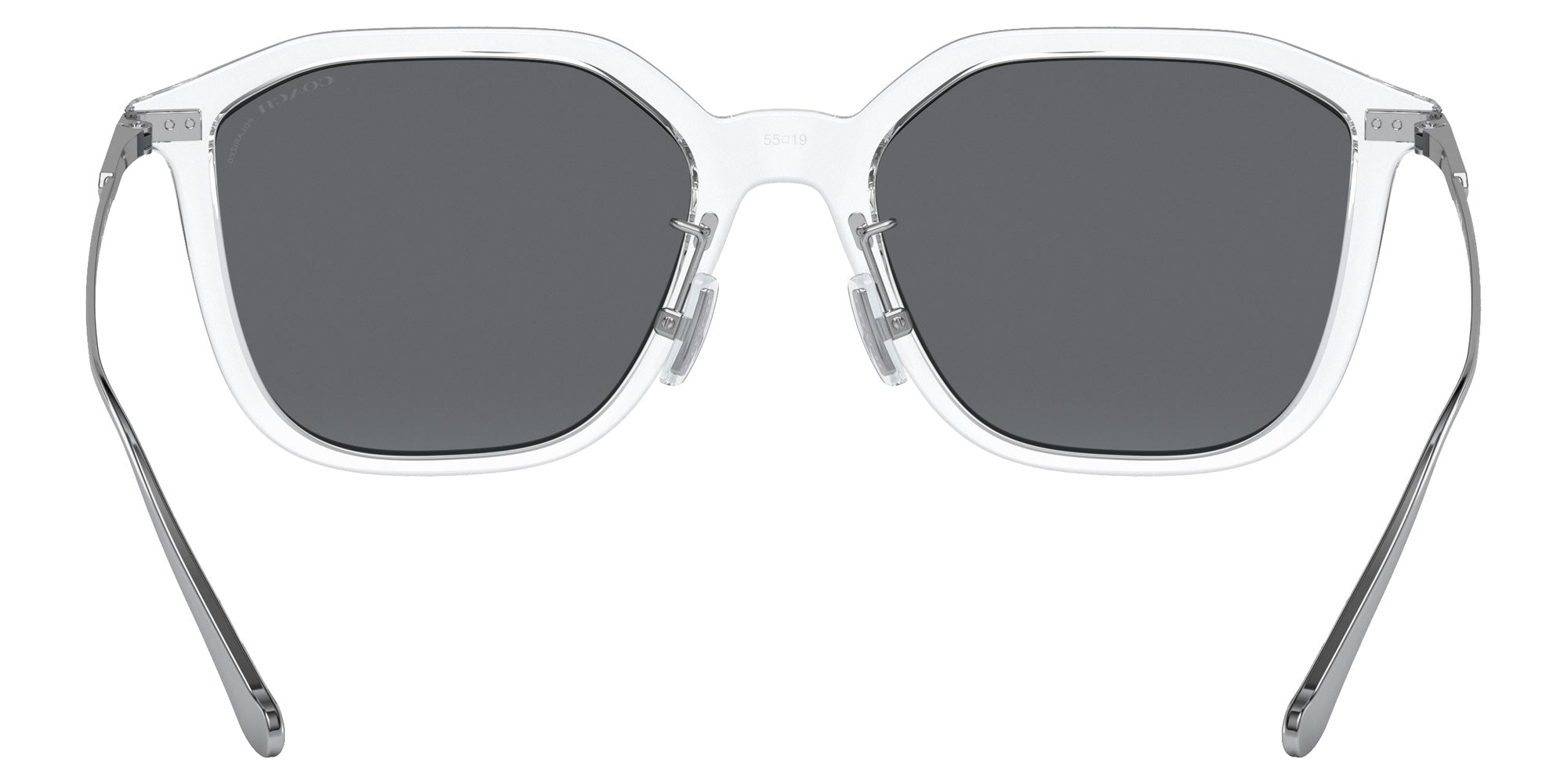 Coach HC8355 CD461 511181 55 - Clear / Gray Solid Polarized #id:hc8355511181_s:102115