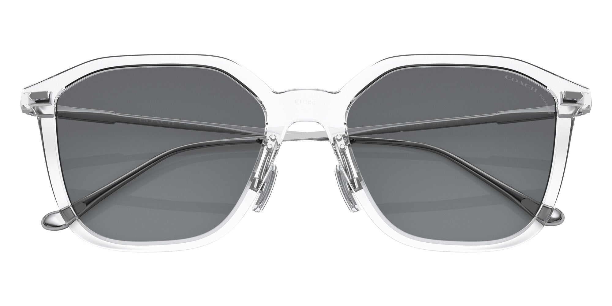 Coach HC8355 CD461 511181 55 - Clear / Gray Solid Polarized #id:hc8355511181_s:102120