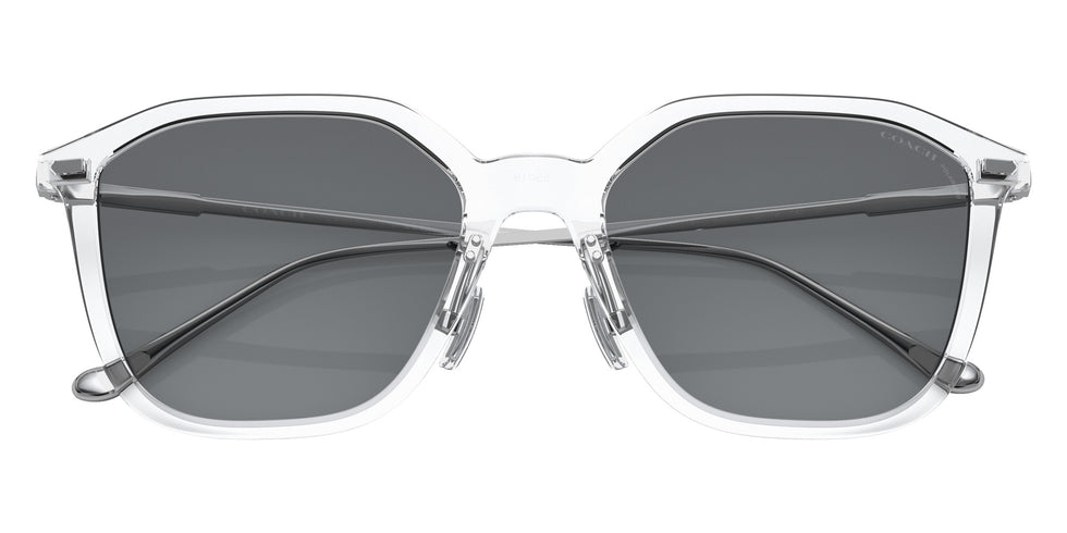Coach HC8355 CD461 511181 55 - Clear / Gray Solid Polarized #id:hc8355511181_s:102120
