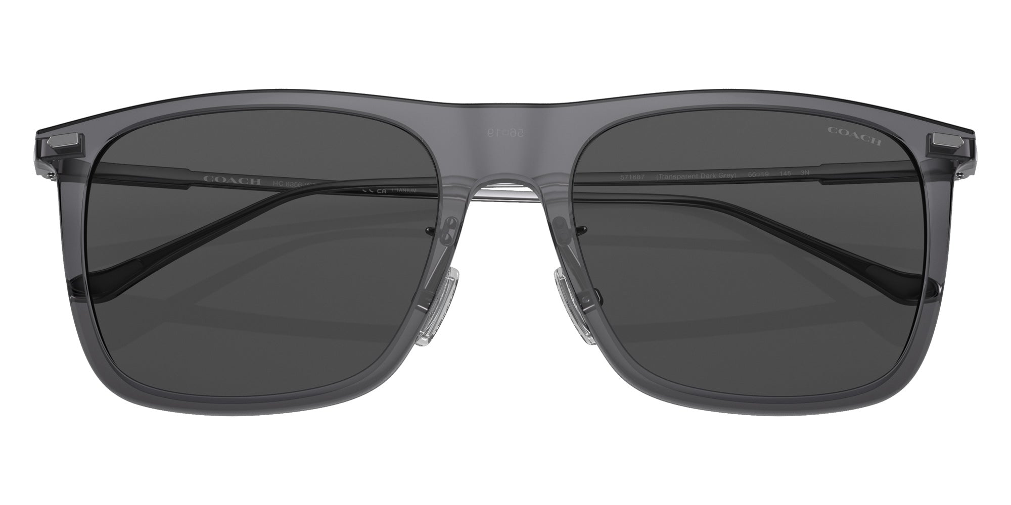 Coach HC8356 CD456 571687 56 - Transparent Dark Gray #id:hc8356571687_s:100100