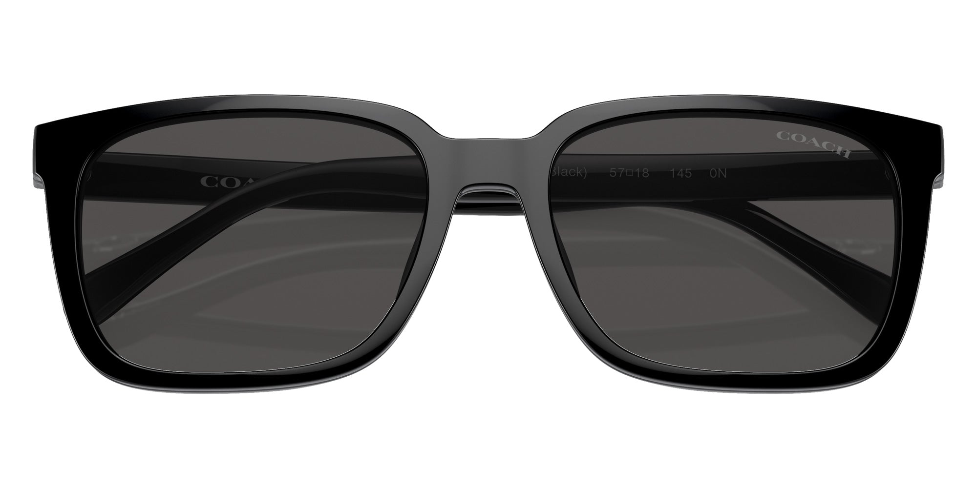 Coach HC8357U CK470 500287 57 - Black / Gray Solid #id:hc8357u500287_s:100125