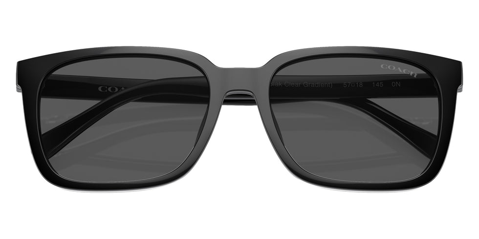 Coach HC8357U CK470 576387 57 - Black Clear Gradient / Gray Solid #id:hc8357u576387_s:104125