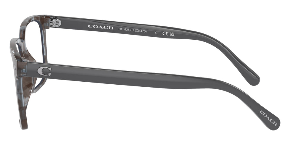 Coach HC8357U CK471 583872 57 - Gray Tortoise / Gray Solid #id:hc8357u583872_s:100110