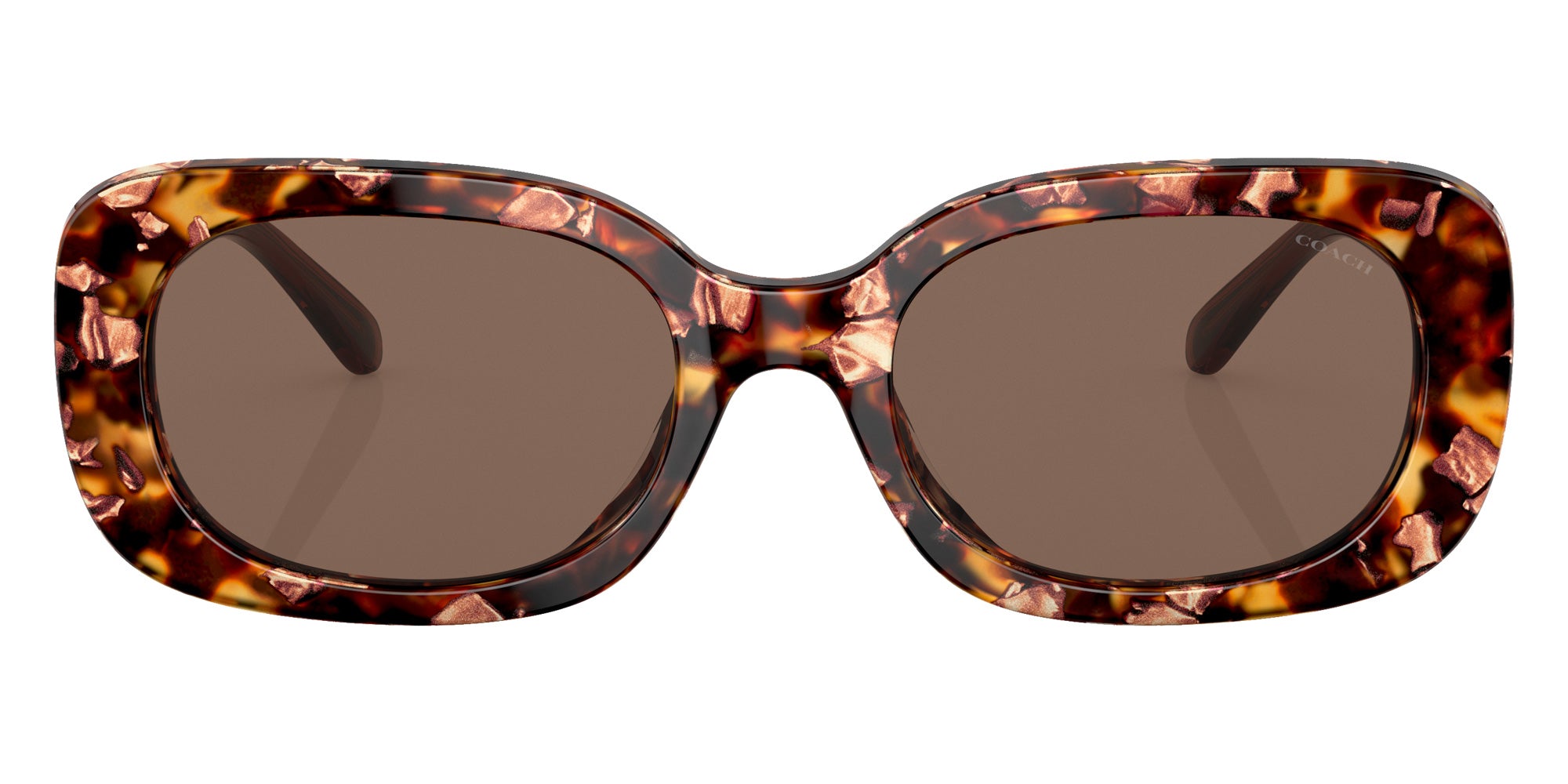 Coach HC8358F CD868 571173 56 - Pearlescent Amber Tortoise / Brown Solid #id:hc8358f571173_s:100100