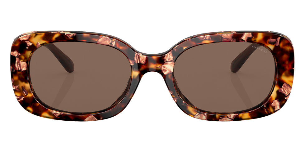 Coach HC8358U CD471 571173 54 - Pearlescent Amber Tortoise / Brown Solid #id:hc8358u571173_s:100100