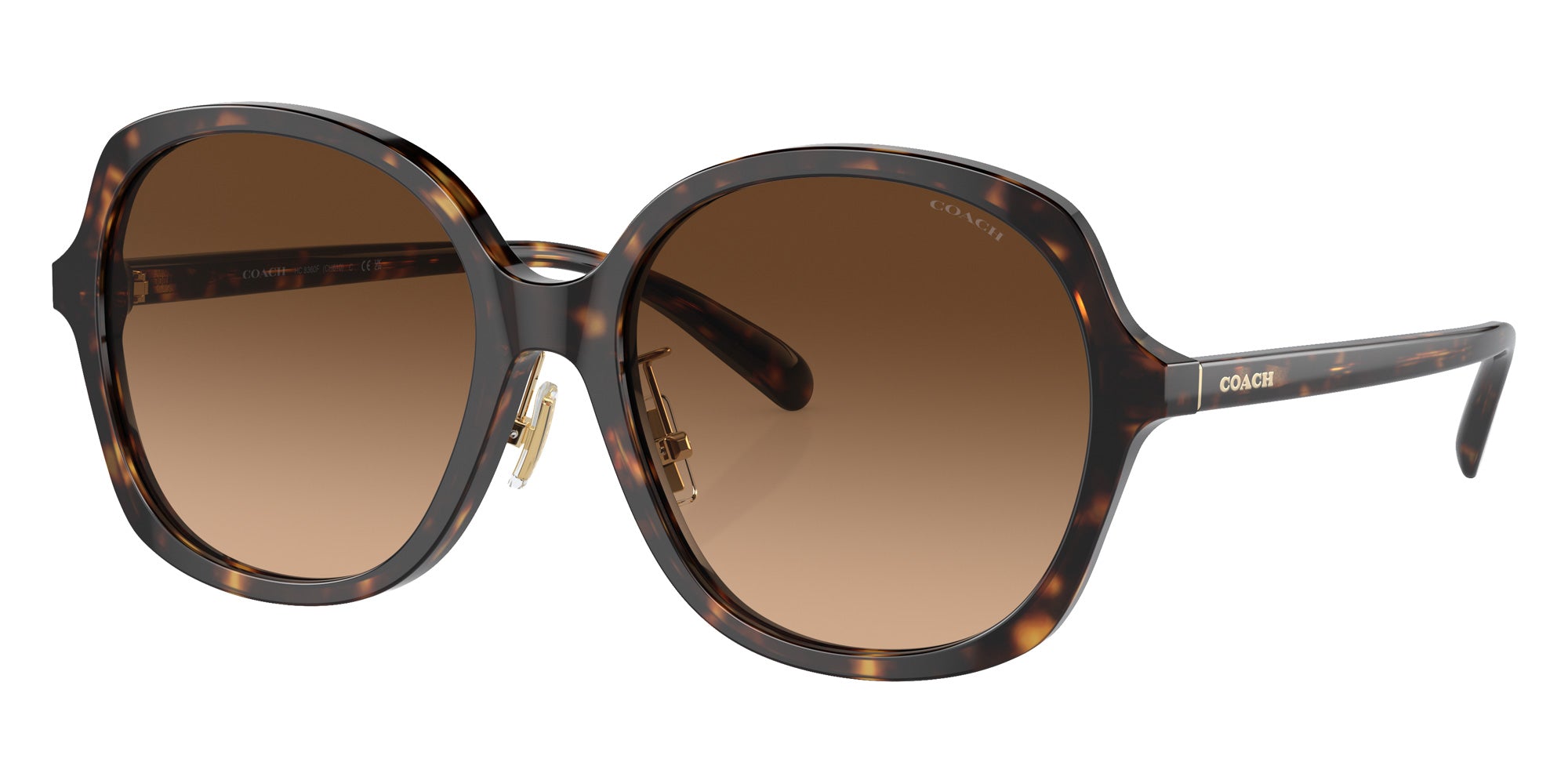 Coach HC8360F CH610 512074 58 - Dark Tortoise / Brown Gradient #id:hc8360f512074_s:104105