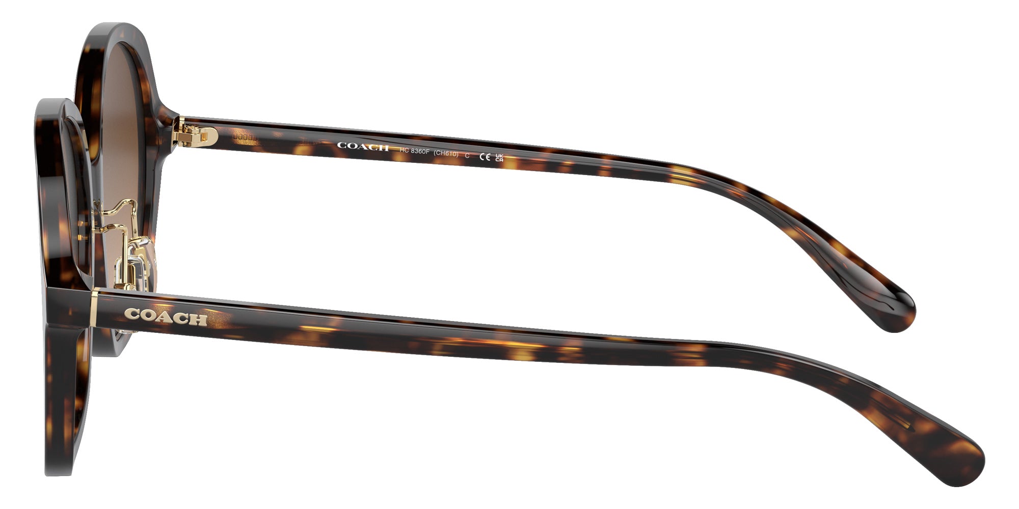 Coach HC8360F CH610 512074 58 - Dark Tortoise / Brown Gradient #id:hc8360f512074_s:104110