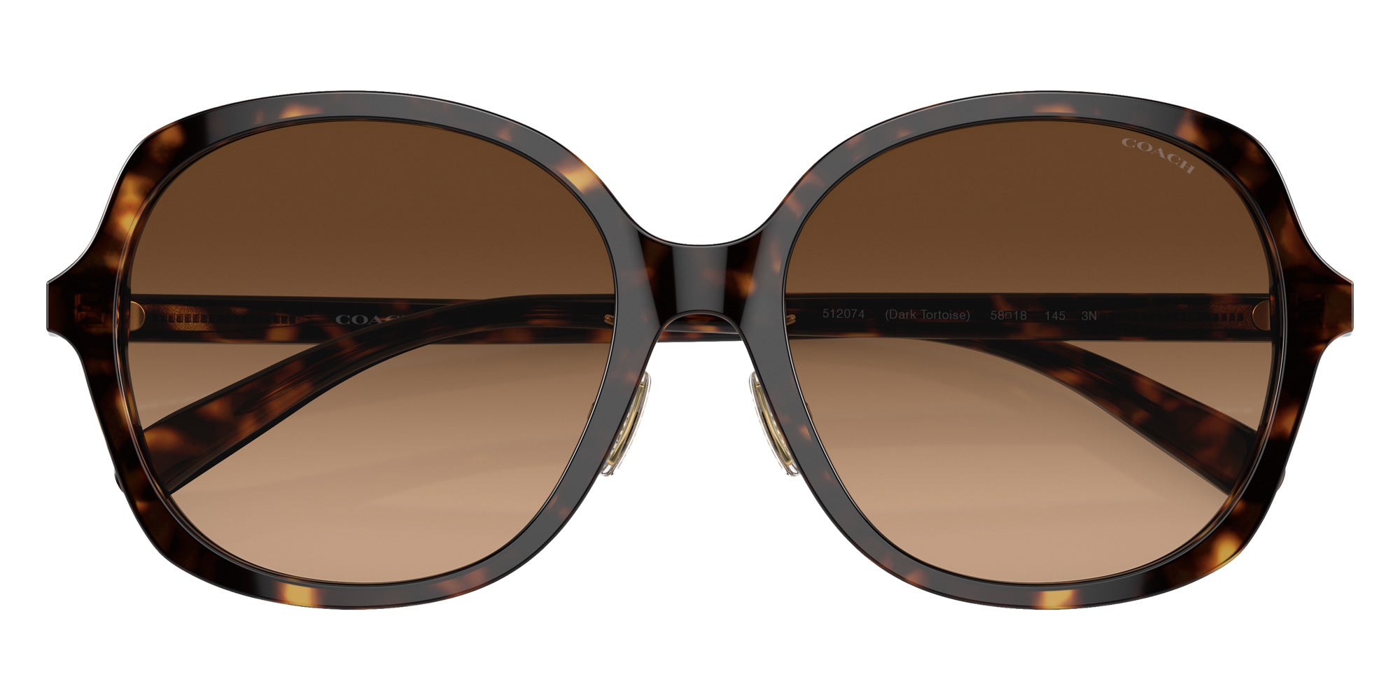 Coach HC8360F CH610 512074 58 - Dark Tortoise / Brown Gradient #id:hc8360f512074_s:104120