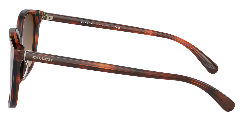 Coach HC8361U CH558 574174 57 - Caramel Tortoise / Brown Gradient #id:hc8361u574174_s:102110