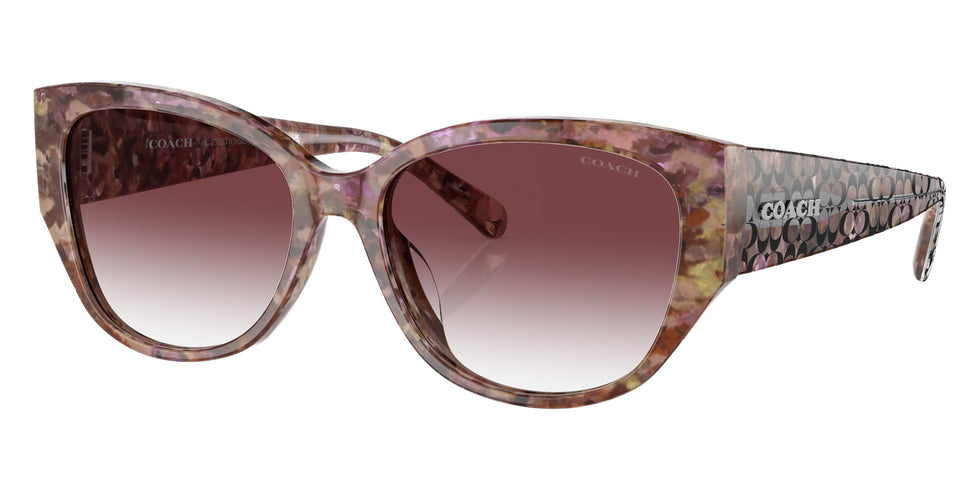 Coach HC8362U CH563 57398H 57 - Petal Tortoise / Purple Clear Gradient #id:hc8362u57398h_s:102105
