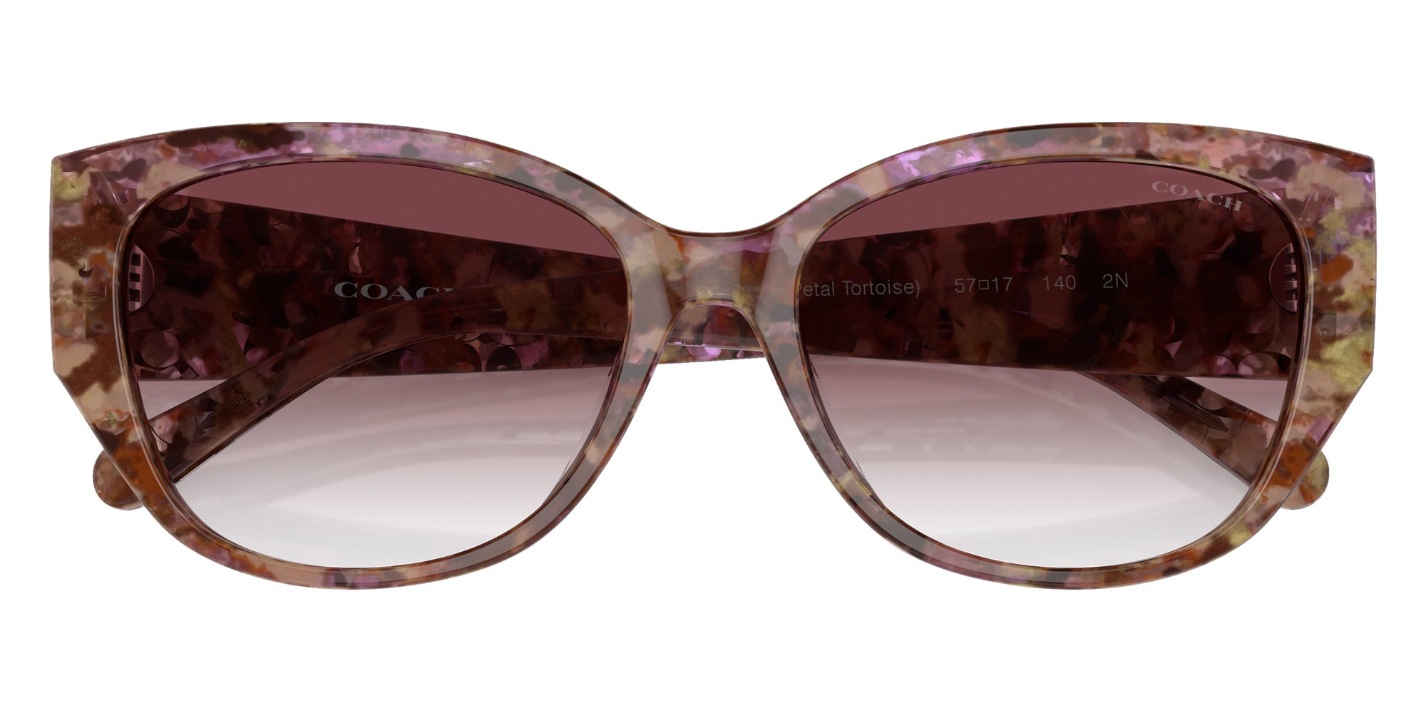 Coach HC8362U CH563 57398H 57 - Petal Tortoise / Purple Clear Gradient #id:hc8362u57398h_s:102120