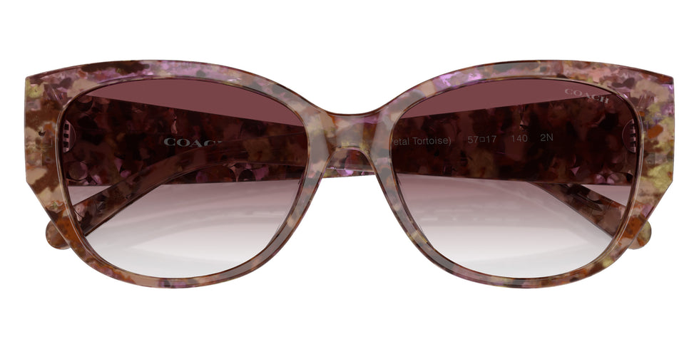 Coach HC8362U CH563 57398H 57 - Petal Tortoise / Purple Clear Gradient #id:hc8362u57398h_s:102120