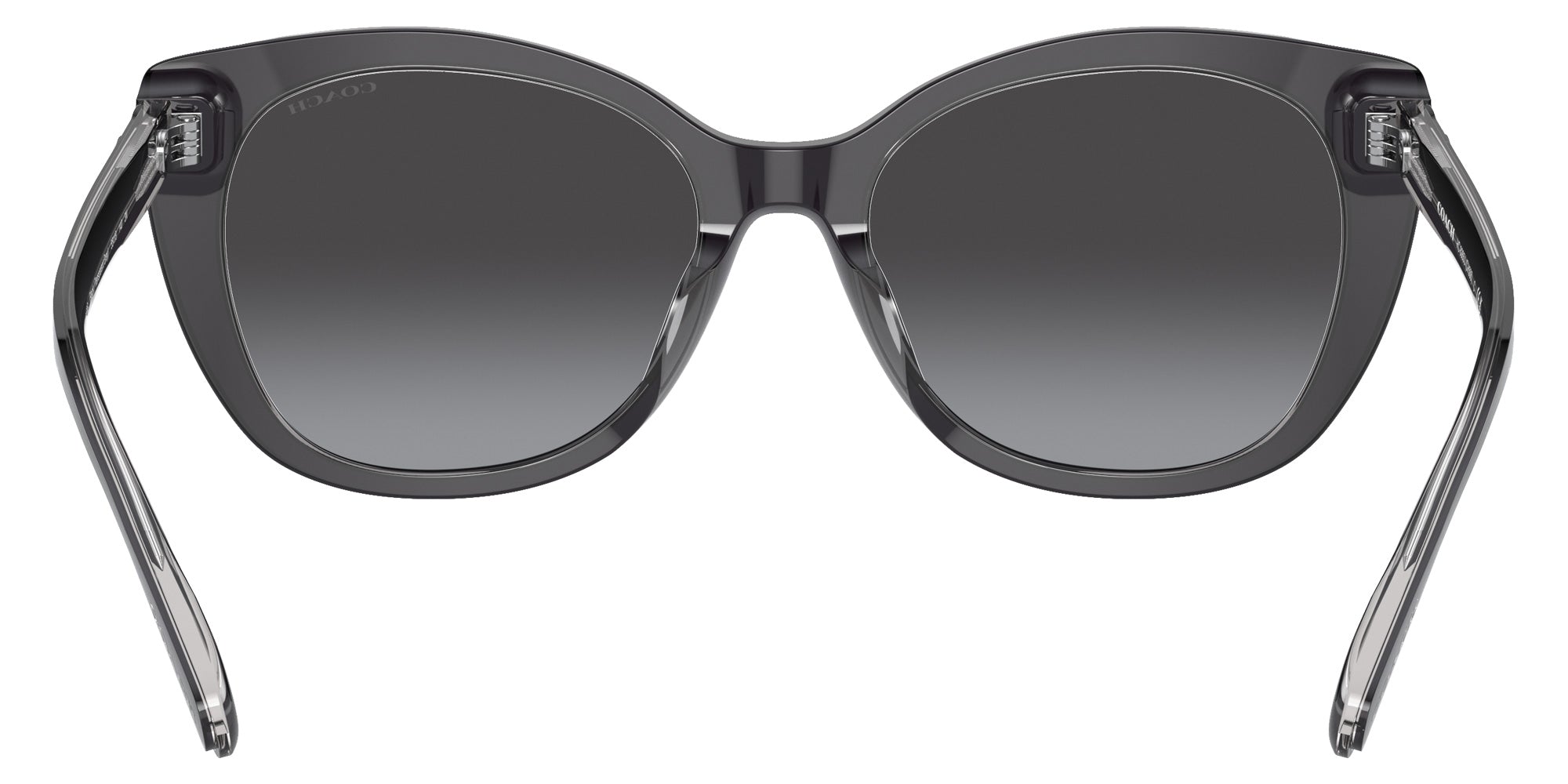 Coach HC8365U CH566 57458G 55 - Black/Transparent Gray / Gray Gradient #id:hc8365u57458g_s:104115