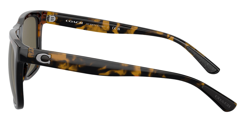 Coach HC8367U CH581 51203 57 - Dark Tortoise / Brown Solid #id:hc8367u51203_s:102110