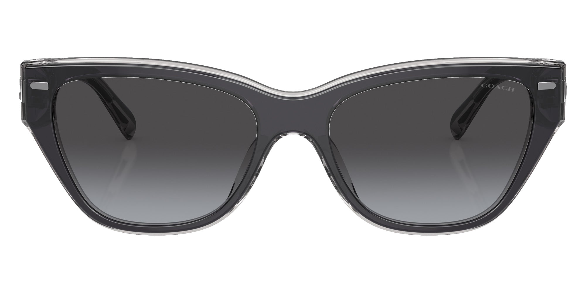 Coach HC8370U CH570 57458G 54 - Black/Transparent Gray / Gray Gradient #id:hc8370u57458g_s:102100