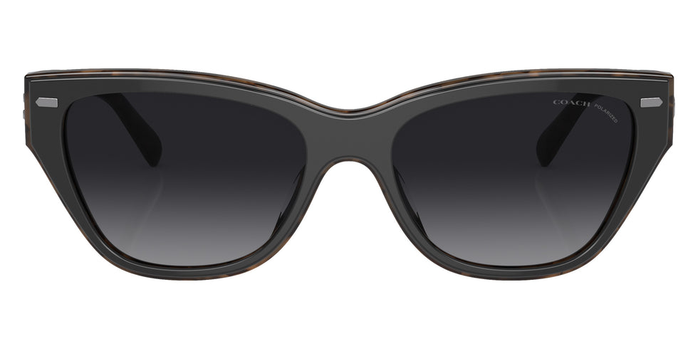 Coach HC8370U CH570 5764T3 54 - Black/Dark Tortoise / Gray Gradient Polarized #id:hc8370u5764t3_s:104100