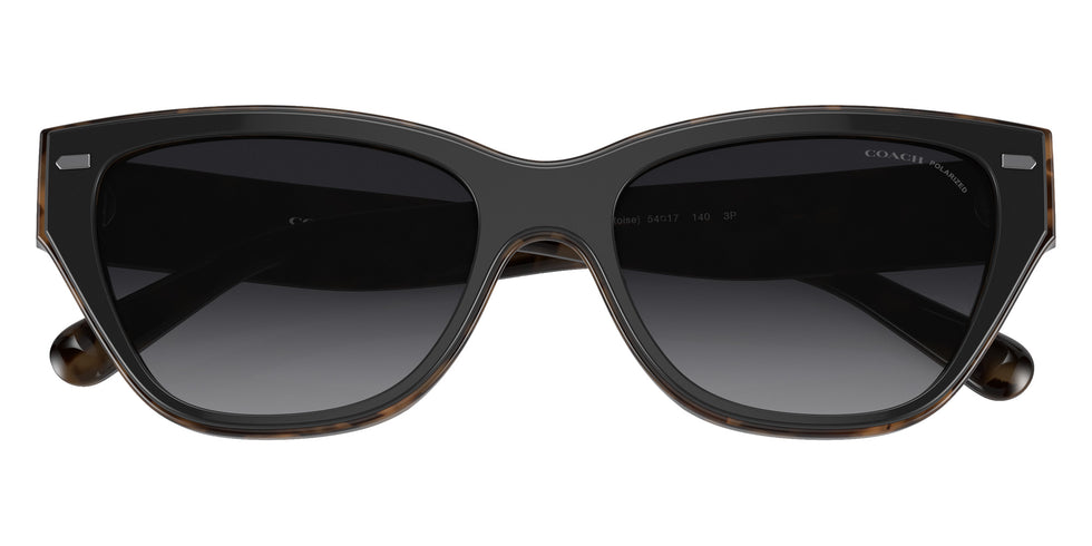 Coach HC8370U CH570 5764T3 54 - Black/Dark Tortoise / Gray Gradient Polarized #id:hc8370u5764t3_s:104120