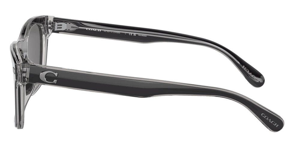Coach HC8371U CH583 574581 54 - Black/Transparent Gray / Gray Polarized #id:hc8371u574581_s:100110