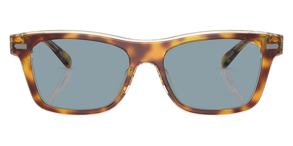 Coach HC8371U CH583 575672 54 - Tortoise/Transparent Beige / Light Blue Solid #id:hc8371u575672_s:100100