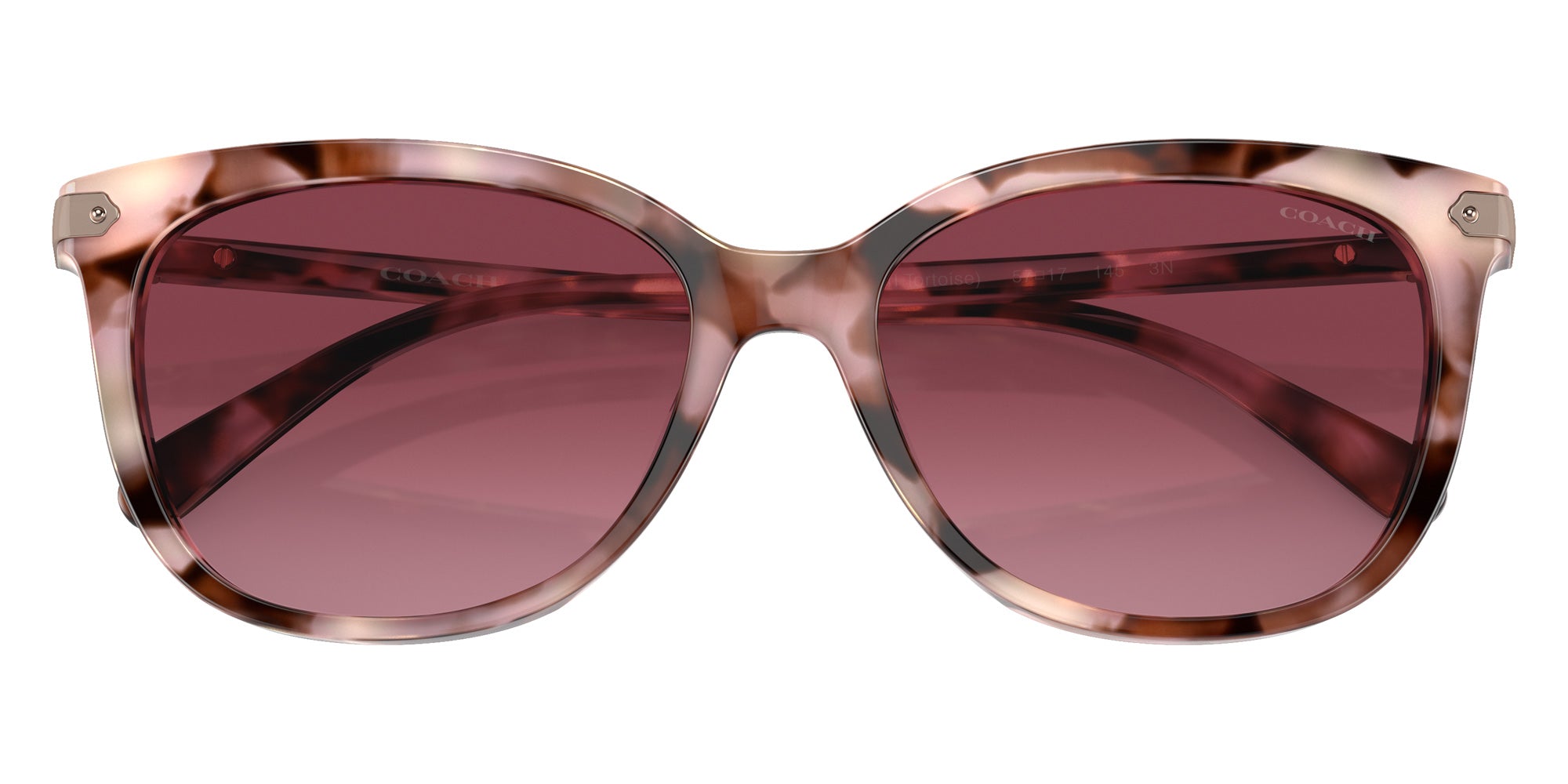 Coach HC8378U CL926 55288H 57 - Rose Pearl Tortoise / Burgundy Gradient #id:hc8378u55288h_s:104120