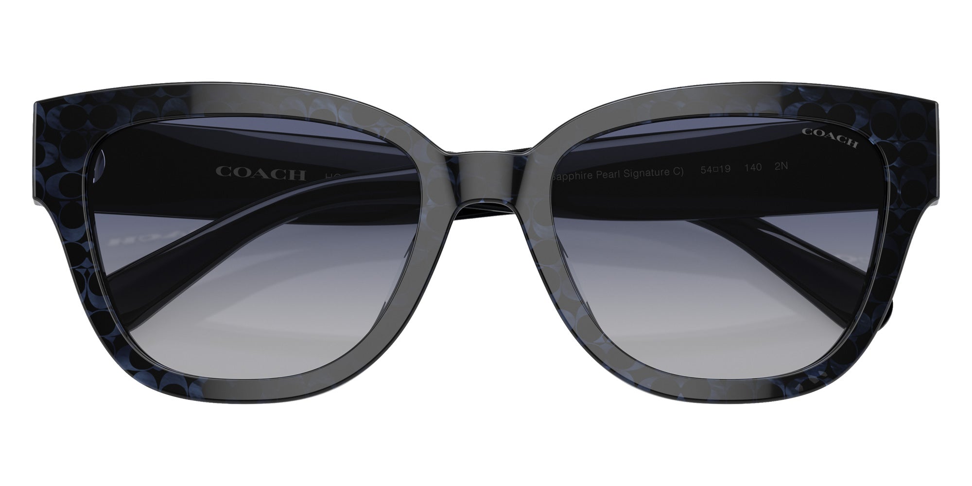 Coach HC8379F CL921 57654L 57 - Sapphire Pearl Signature C / Blue Gradient #id:hc8379f57654l_s:100120