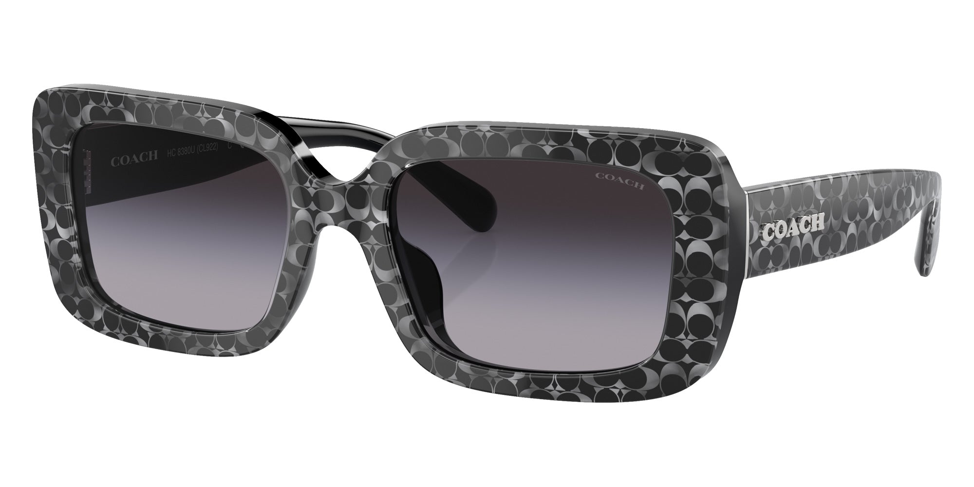 Coach HC8380U CL922 55208G 54 - Gray Pearl Signature C / Gray Gradient #id:hc8380u55208g_s:100105