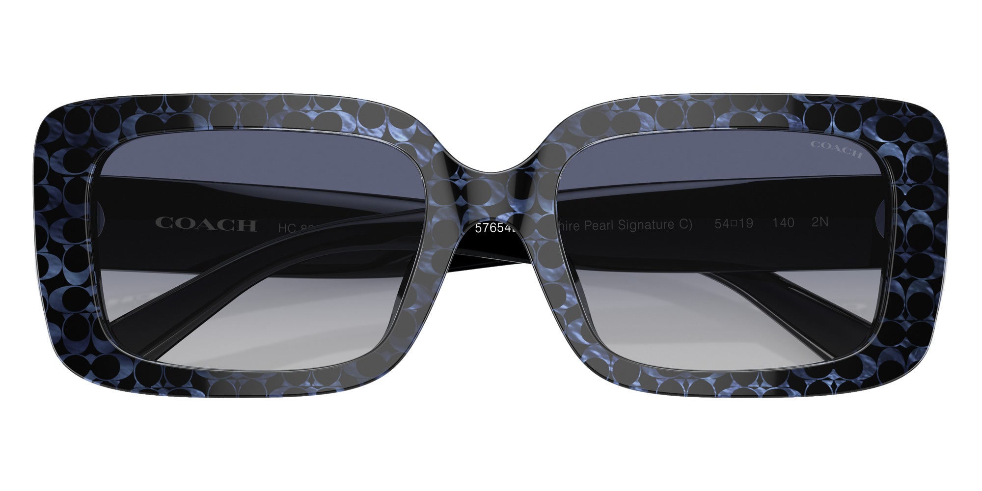 Coach HC8380U CL922 57654L 54 - Sapphire Pearl Signature C / Blue Gradient #id:hc8380u57654l_s:102120