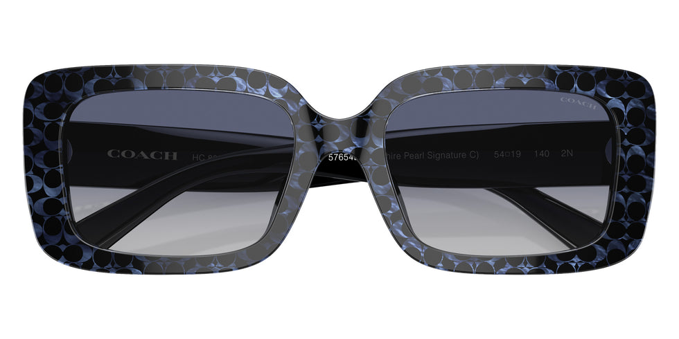 Coach HC8380U CL922 57654L 54 - Sapphire Pearl Signature C / Blue Gradient #id:hc8380u57654l_s:102120