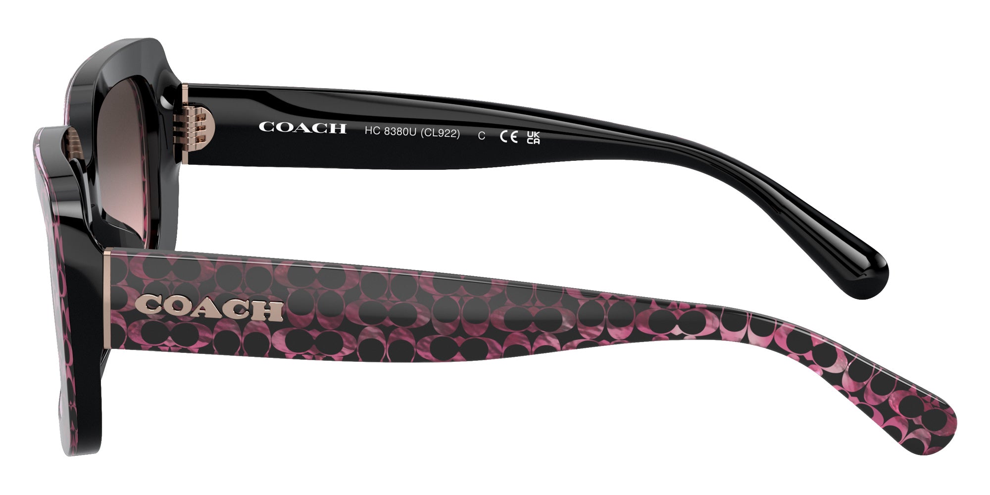 Coach HC8380U CL922 578346 54 - Ruby Pearl Signature C / Gray Rose Gradient #id:hc8380u578346_s:104110