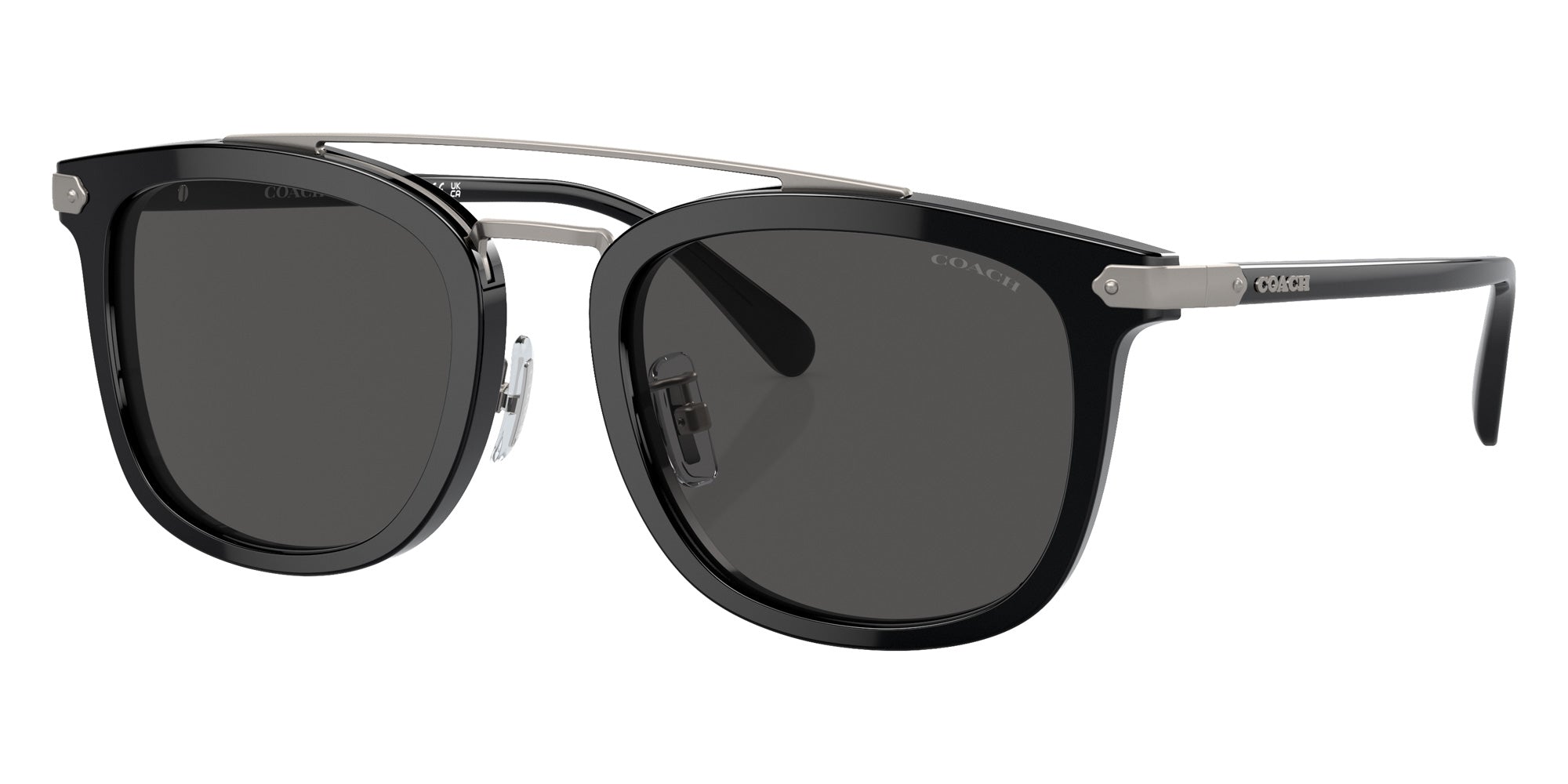 Coach HC8382 CL913 500287 53 - Black / Gray Solid #id:hc8382500287_s:100105