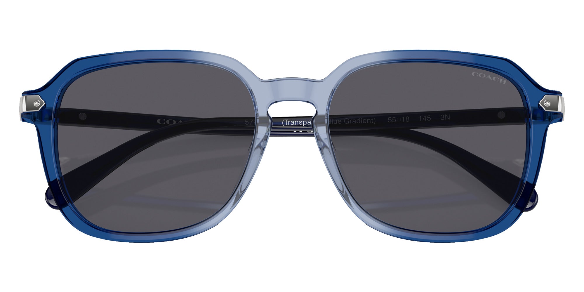 Coach HC8383U CL912 579587 55 - Transparent Blue Gradient / Blue Solid #id:hc8383u579587_s:100120