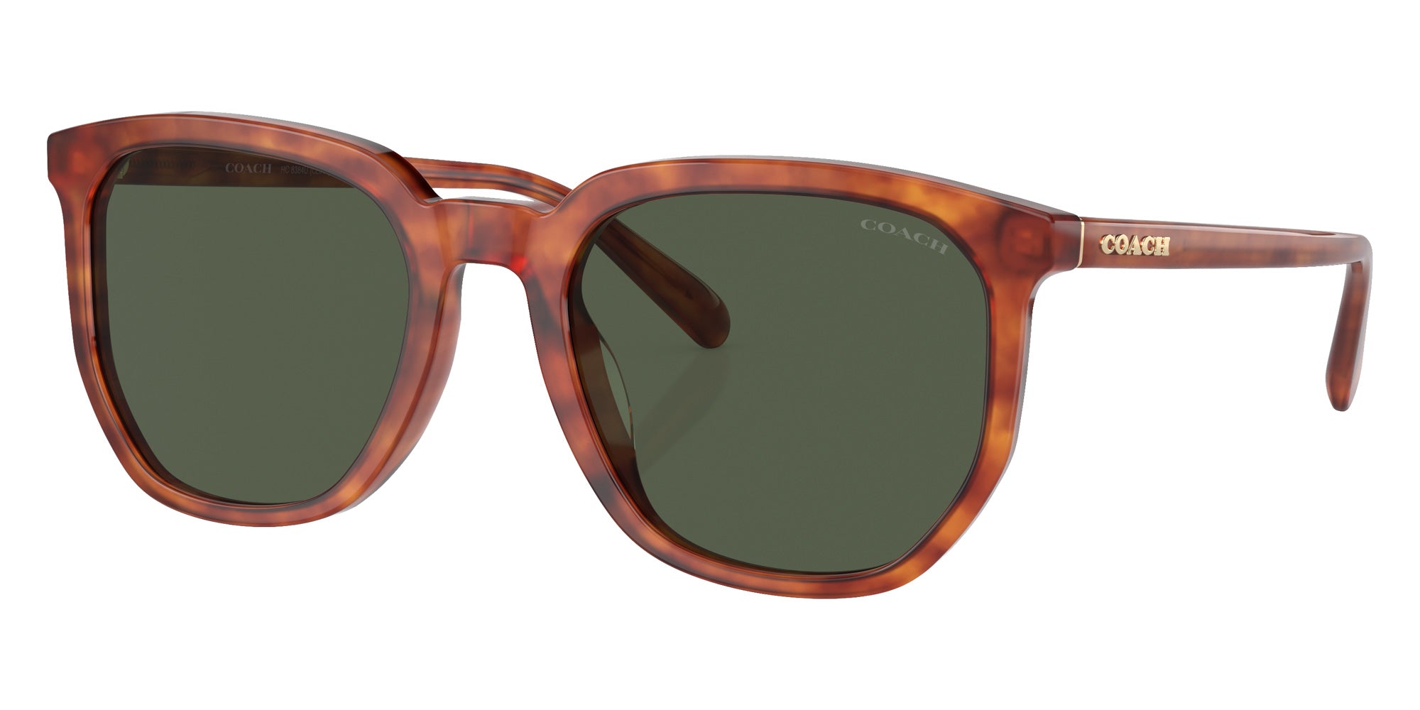 Coach HC8384U CL911 577482 55 - Caramel Tortoise / Green #id:hc8384u577482_s:102105
