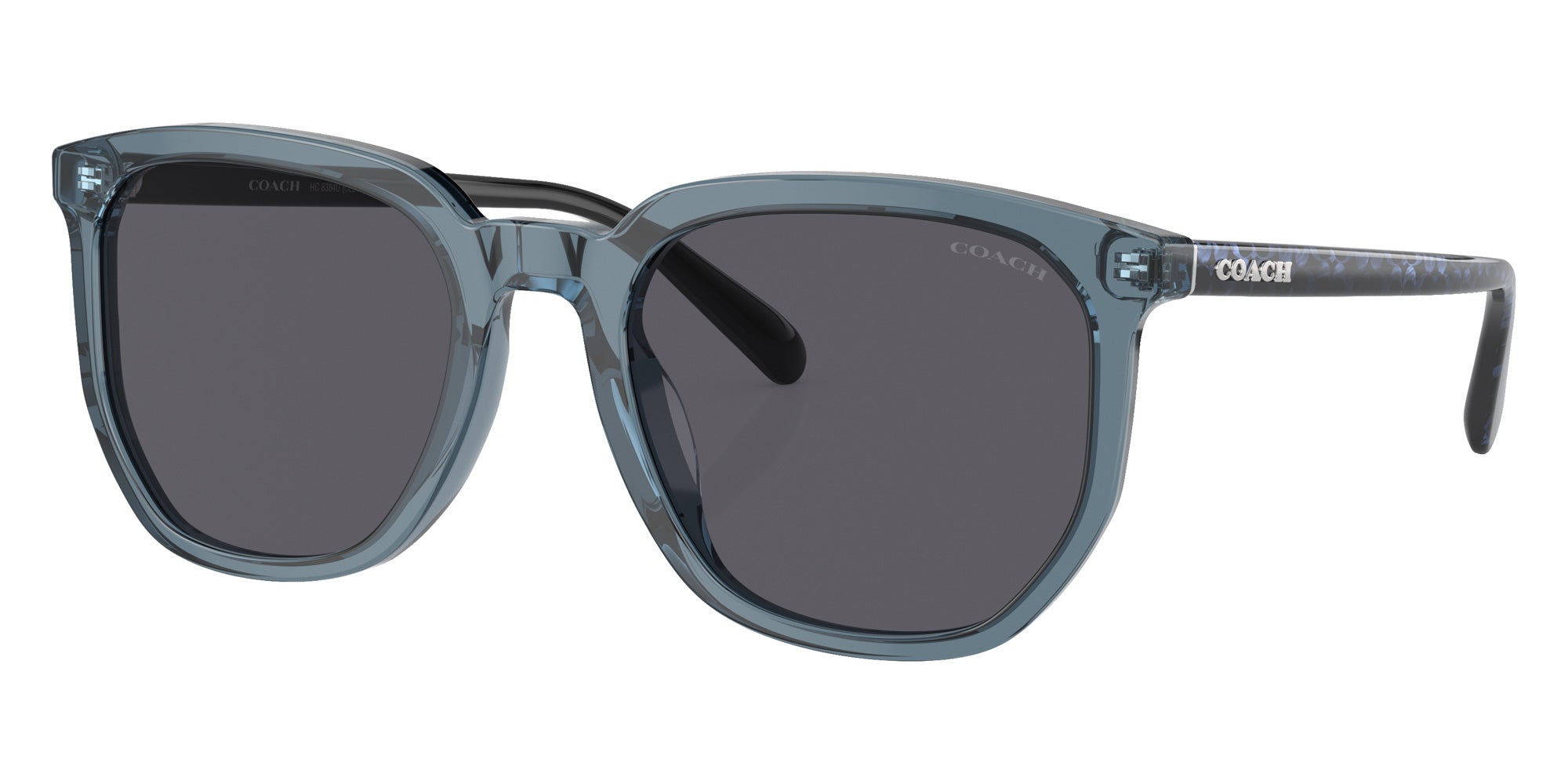 Coach HC8384U CL911 579487 55 - Transparent Blue / Blue Solid #id:hc8384u579487_s:104105