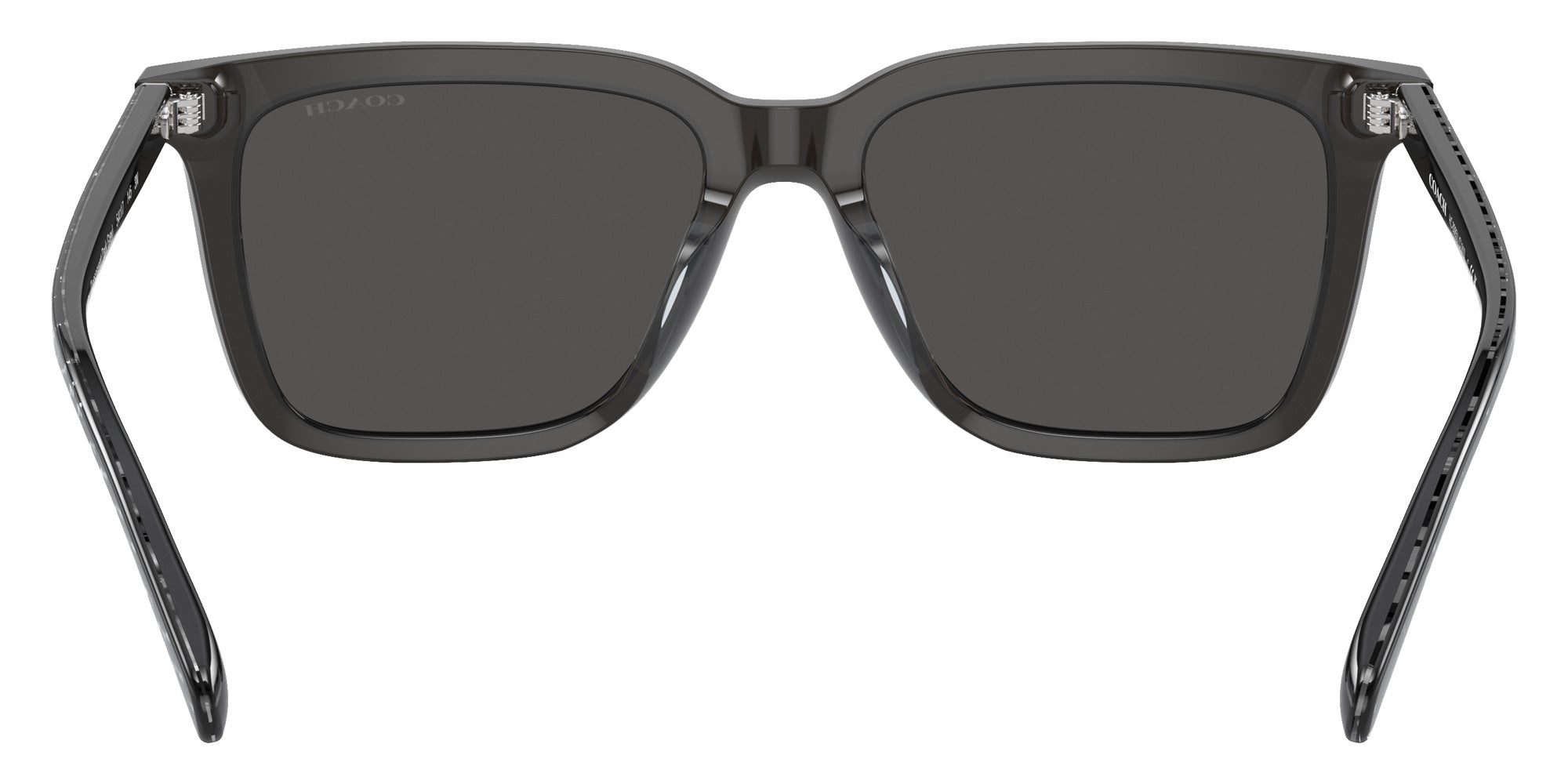 Coach HC8385U CL910 579387 54 - Transparent Dark Gray / Gray Solid #id:hc8385u579387_s:102115