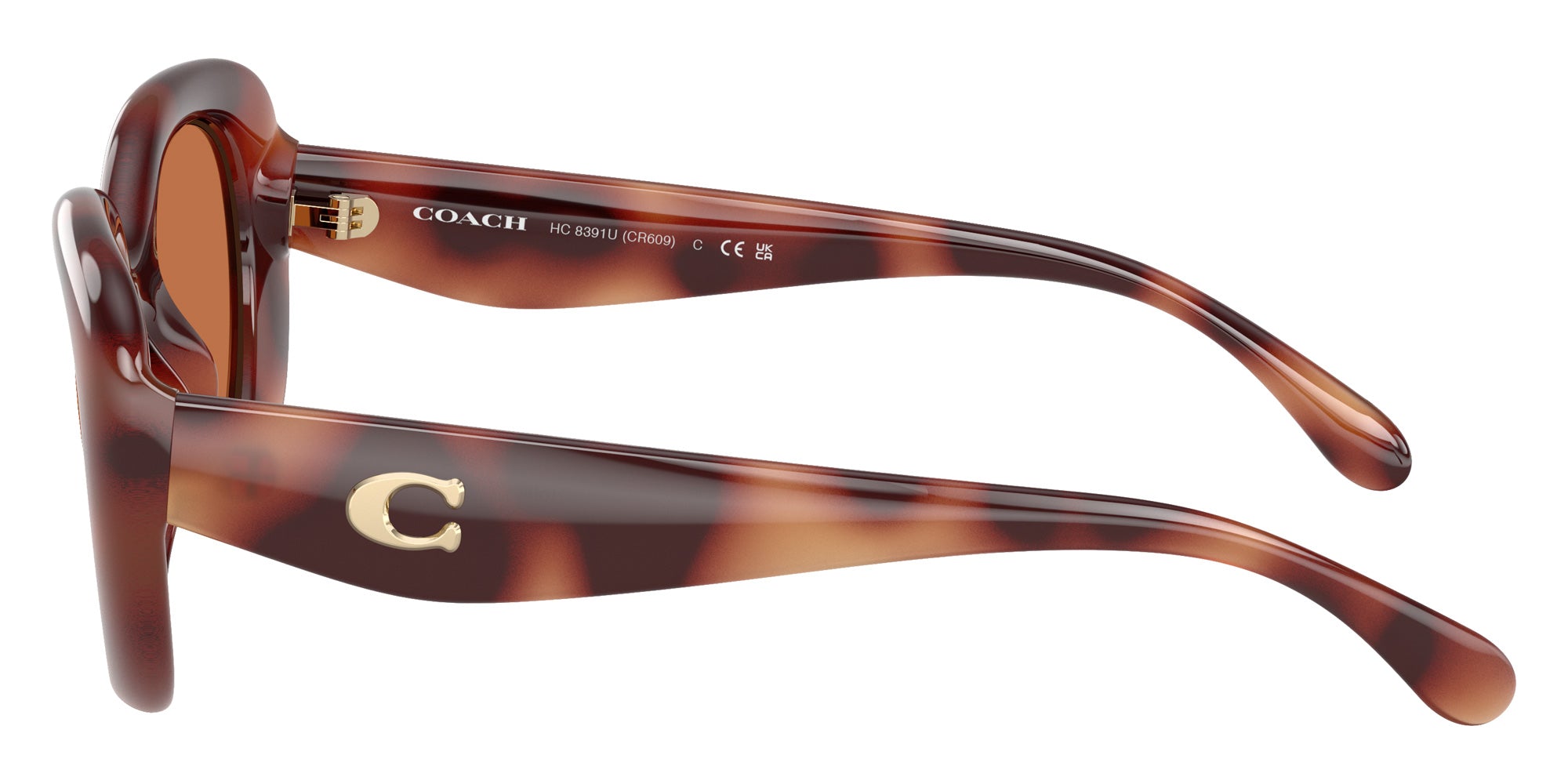 Coach HC8391U CR609 577473 53 - Caramel Tortoise / Brown Solid #id:hc8391u577473_s:102110