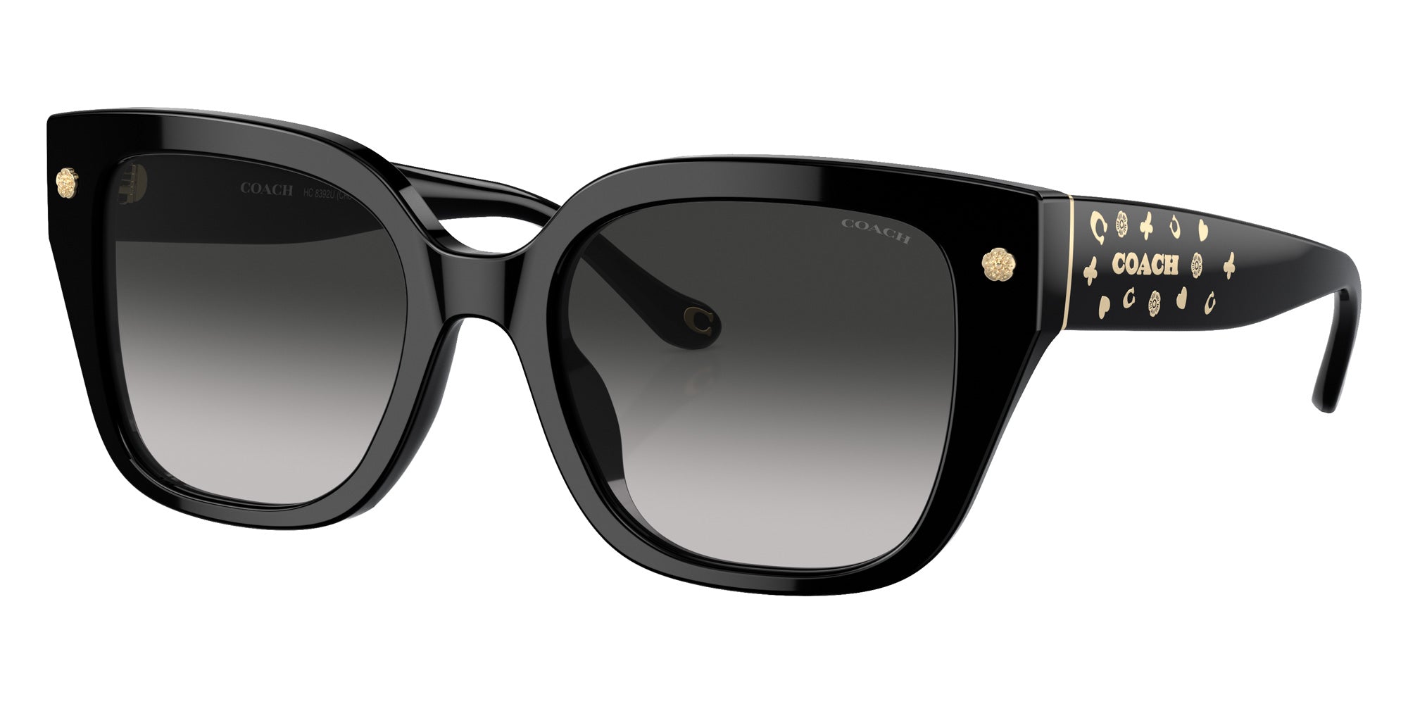 Coach HC8392U CR611 50023C 53 - Black / Gray Gradient #id:hc8392u50023c_s:100105