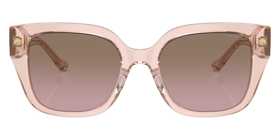 Coach HC8392U CR611 566814 53 - Transparent Dusty Rose / Brown Pink Gradient #id:hc8392u566814_s:102100