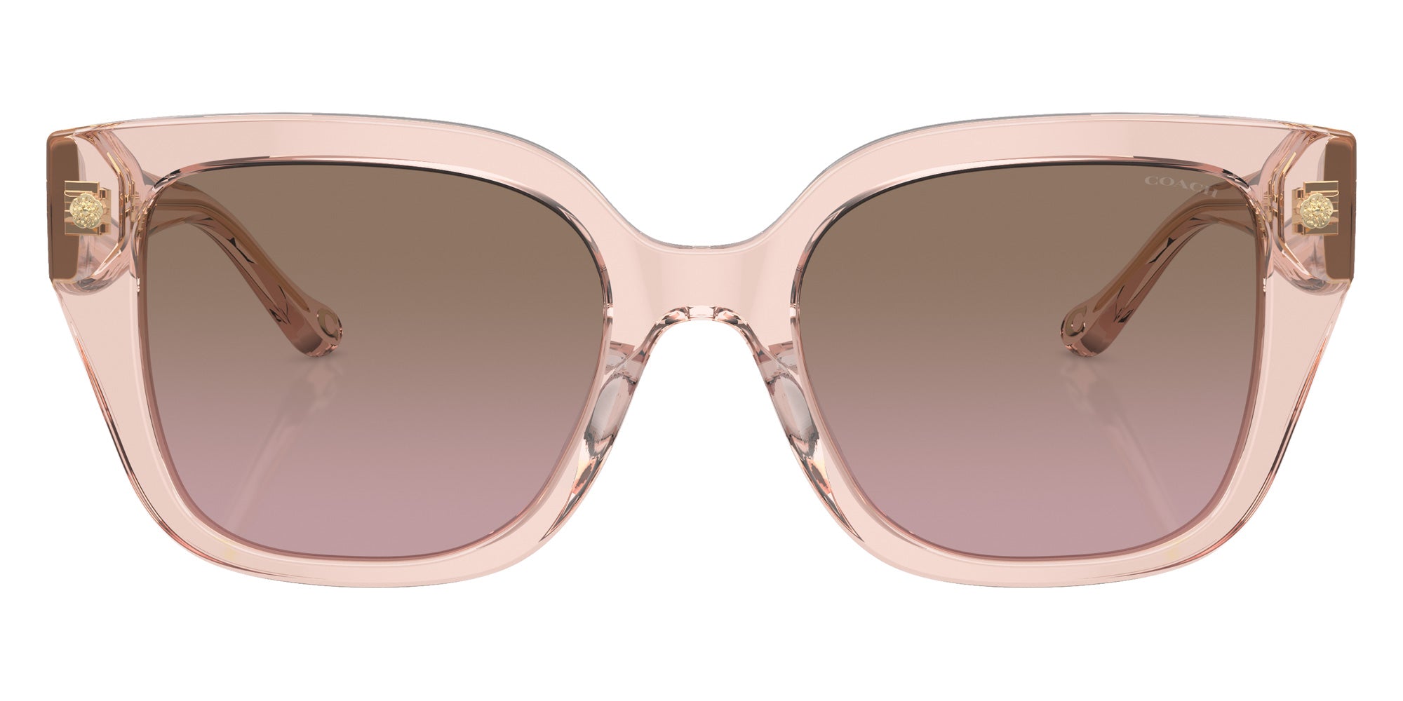 Coach HC8392U CR611 566814 53 - Transparent Dusty Rose / Brown Pink Gradient #id:hc8392u566814_s:102100