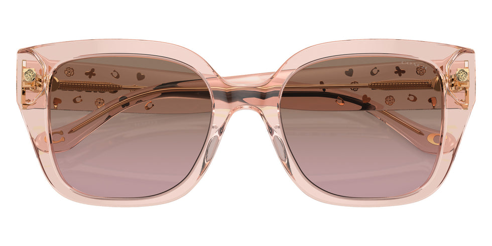 Coach HC8392U CR611 566814 53 - Transparent Dusty Rose / Brown Pink Gradient #id:hc8392u566814_s:102120