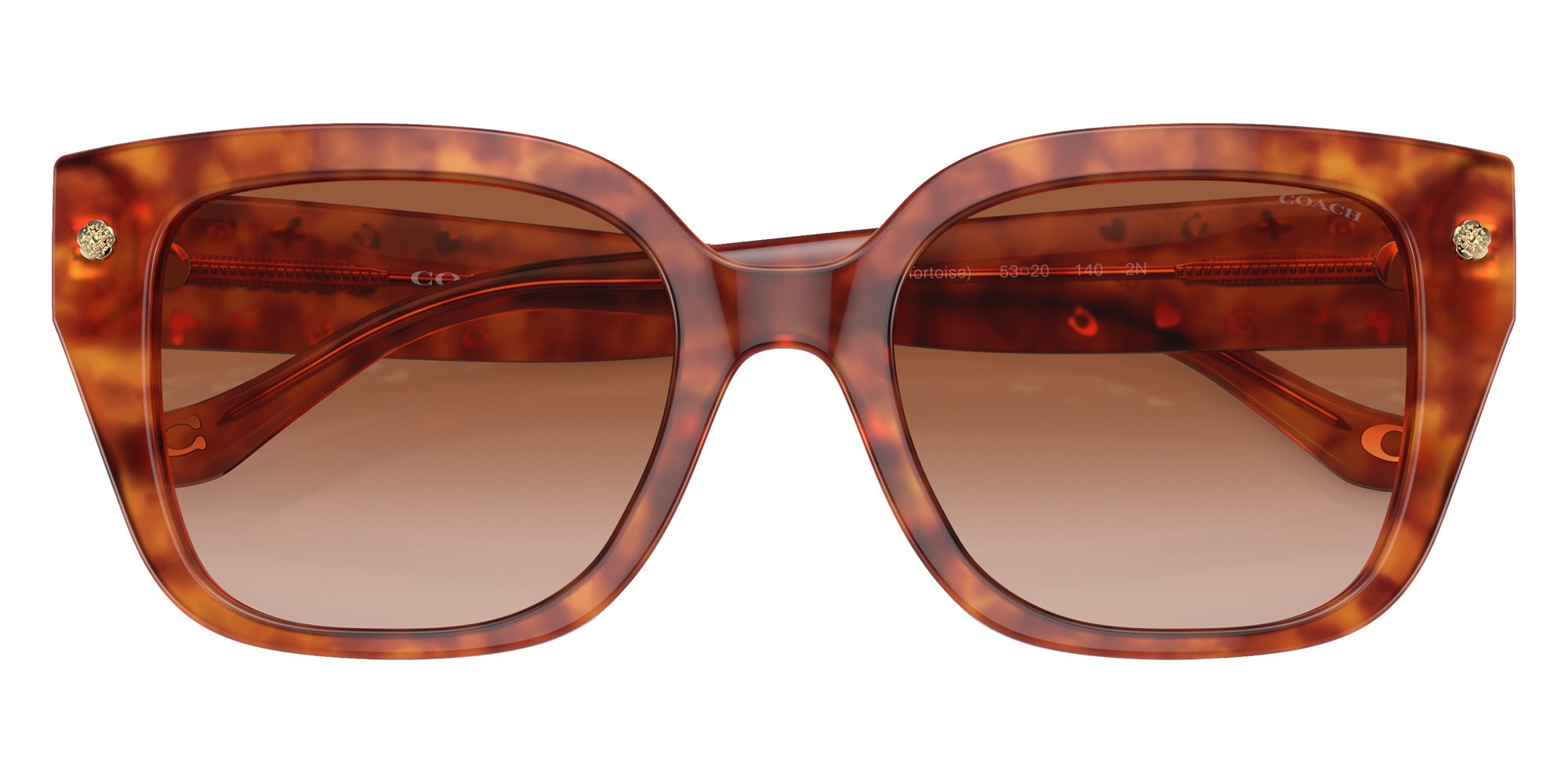 Coach HC8392U CR611 577413 53 - Caramel Tortoise / Brown Gradient #id:hc8392u577413_s:104120
