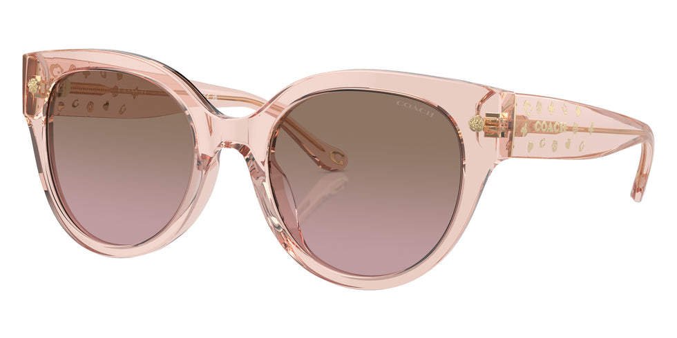 Coach HC8393U CR612 566814 53 - Transparent Dusty Rose / Brown Pink Gradient #id:hc8393u566814_s:104105