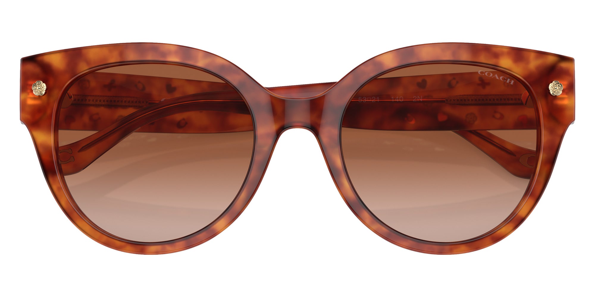 Coach HC8393U CR612 577413 53 - Caramel Tortoise / Brown Gradient #id:hc8393u577413_s:106120