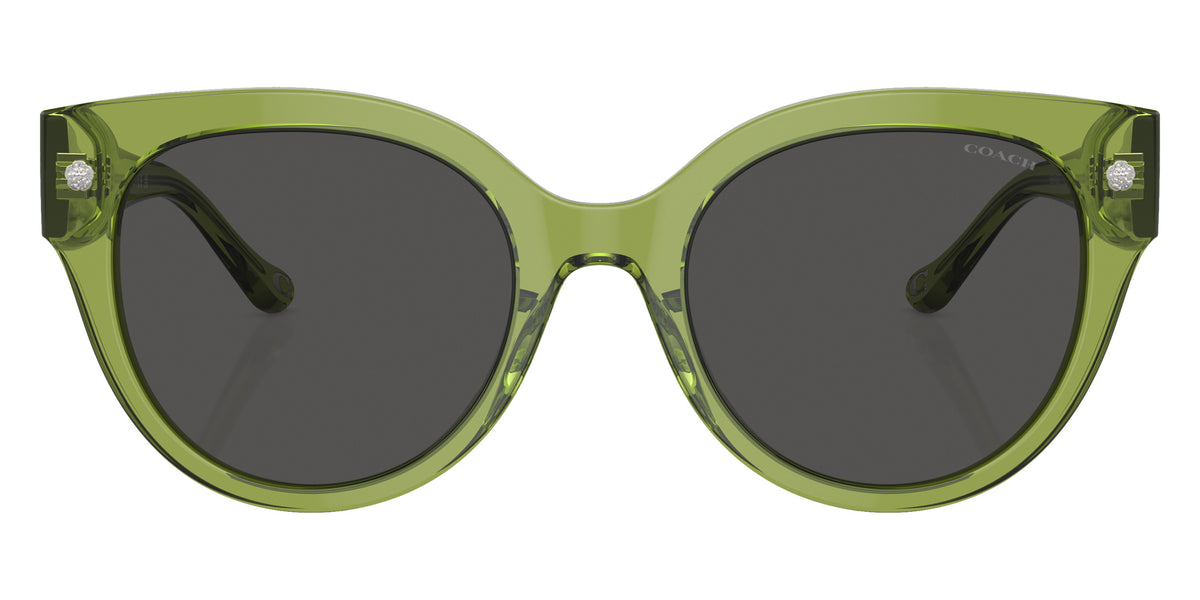 Coach HC8393U CR612 581087 53 - Transparent Key Lime / Gray Solid #id:hc8393u581087_s:100100