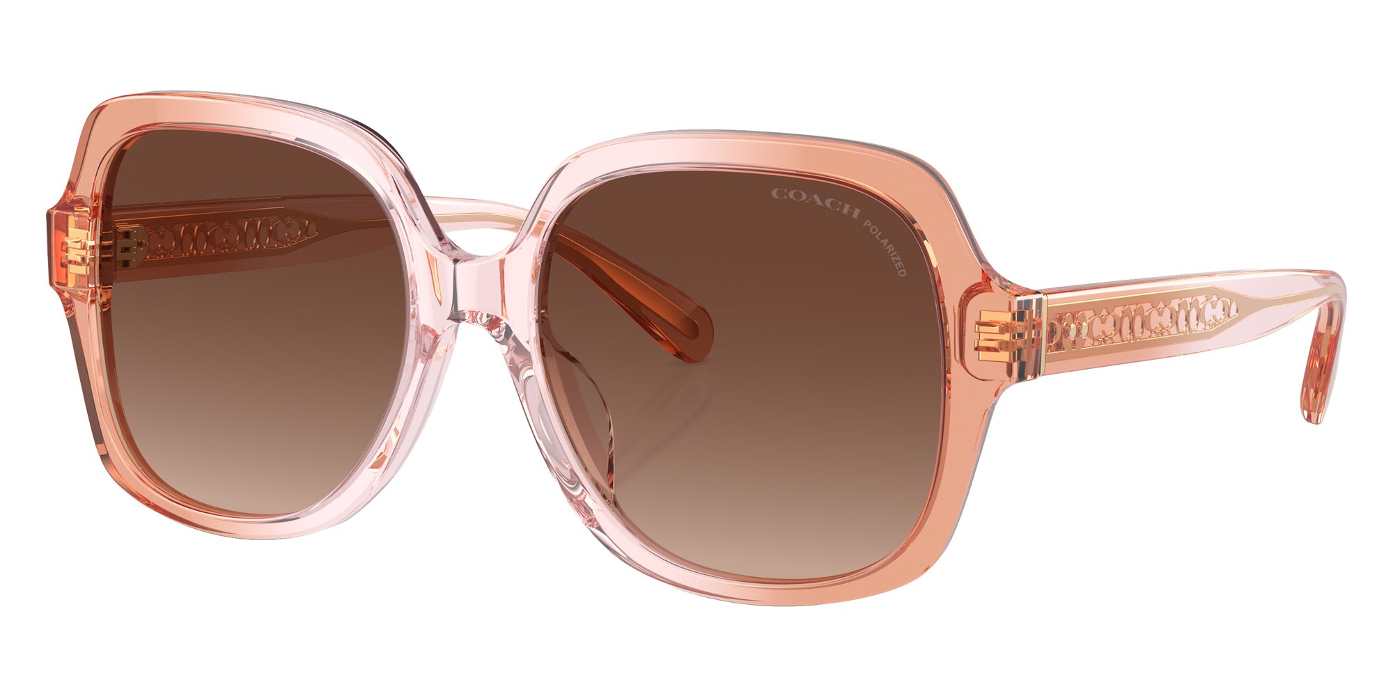 Coach HC8395U CR614 5812T5 54 - Saddle/Dusty Rose Gradient / Brown Gradient Polarized #id:hc8395u5812t5_s:104105