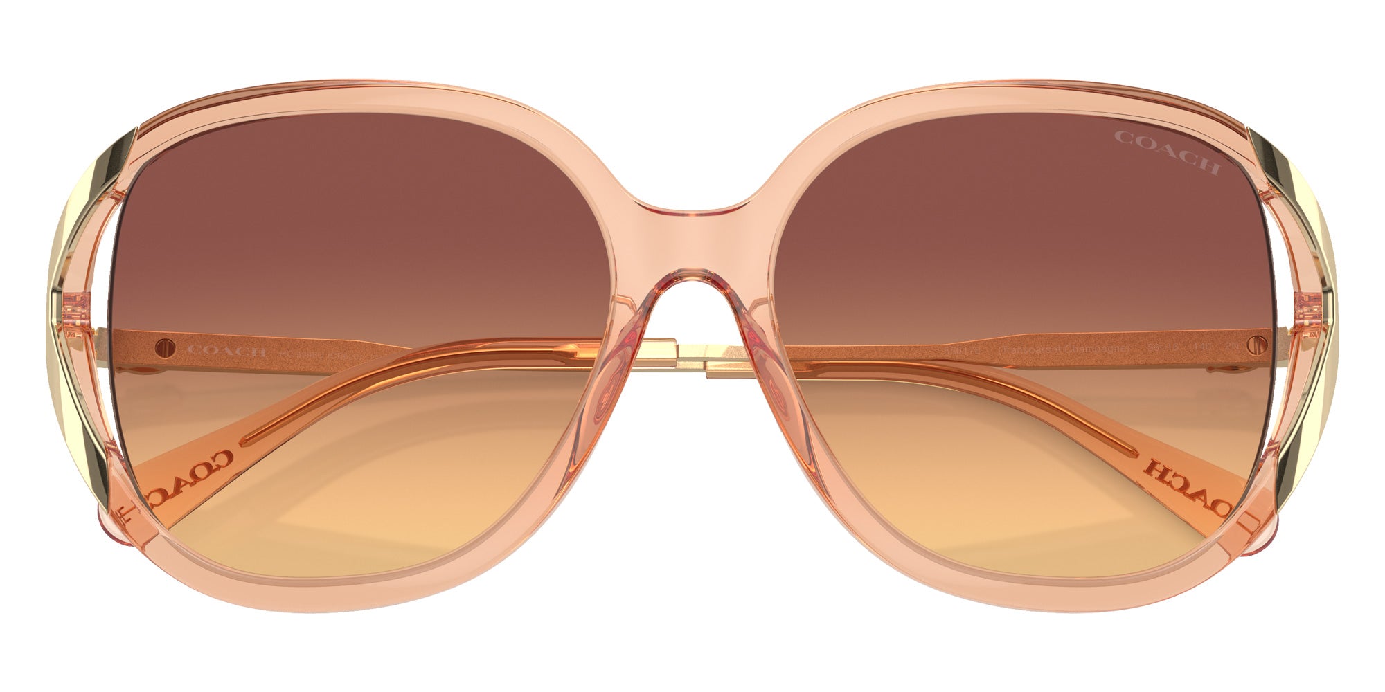Coach HC8396U CR620 556178 56 - Transparent Champagne / Maroon Canary #id:hc8396u556178_s:104120