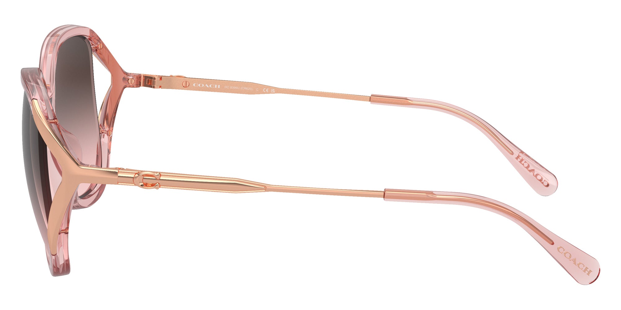 Coach HC8396U CR620 566646 56 - Transparent Pink / Gray Pink Gradient #id:hc8396u566646_s:106110