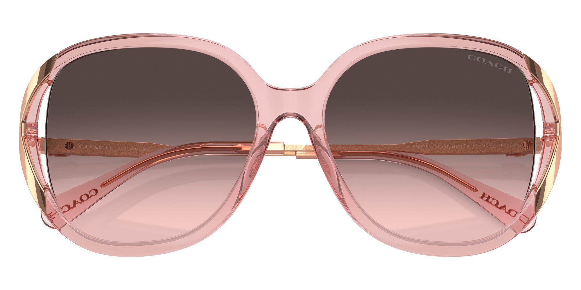 Coach HC8396U CR620 566646 56 - Transparent Pink / Gray Pink Gradient #id:hc8396u566646_s:106120