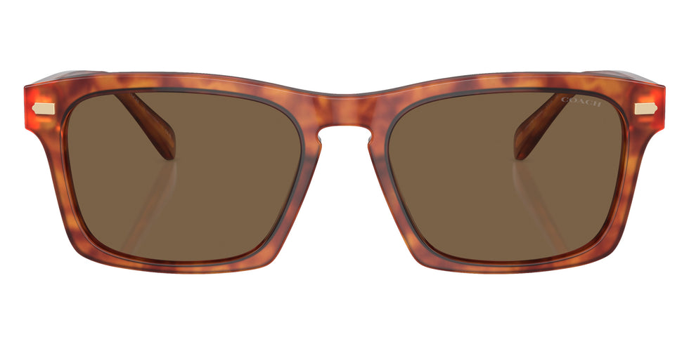 Coach HC8397U CR628 577473 57 - Caramel Tortoise / Brown Solid #id:hc8397u577473_s:100100